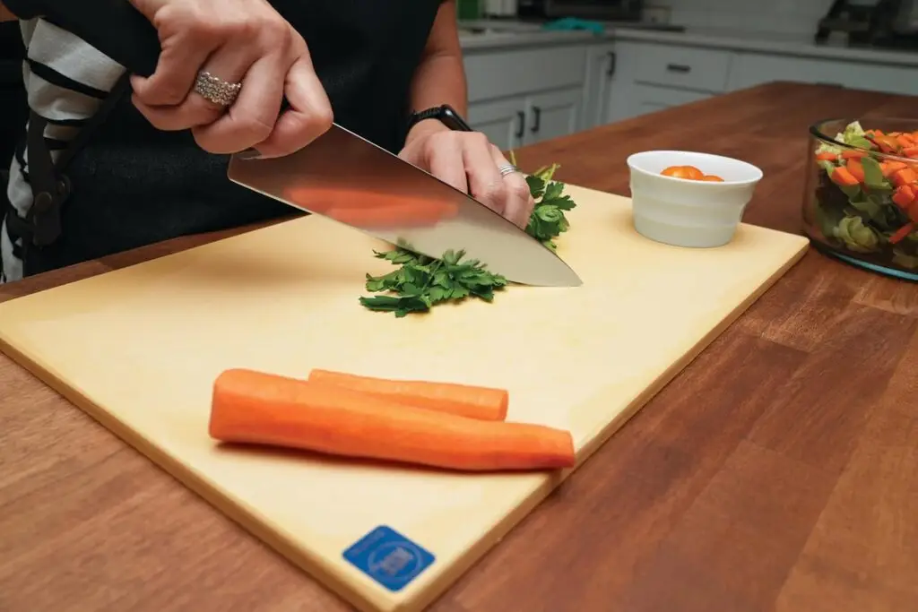 NoTrax 12" x 18" x 0.5" Sani-Tuff T45 Natural Rubber Cutting Board, Non-Skid Professional-Grade, Made in USA, T45S2012BF